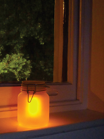 Lampe "Sun jar"