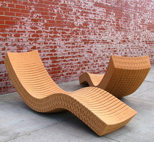 Chaise longue Cortiça de Daniel Michalik