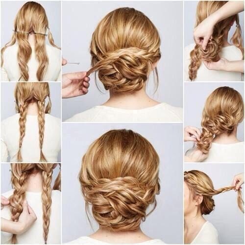 chignon bascoiffure coupe cheveux