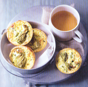 Recette Courgette quiches chèvre