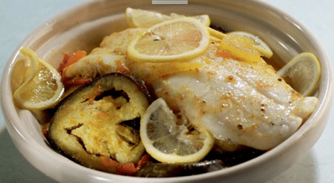 Tajine de pintade à l'orange et olives