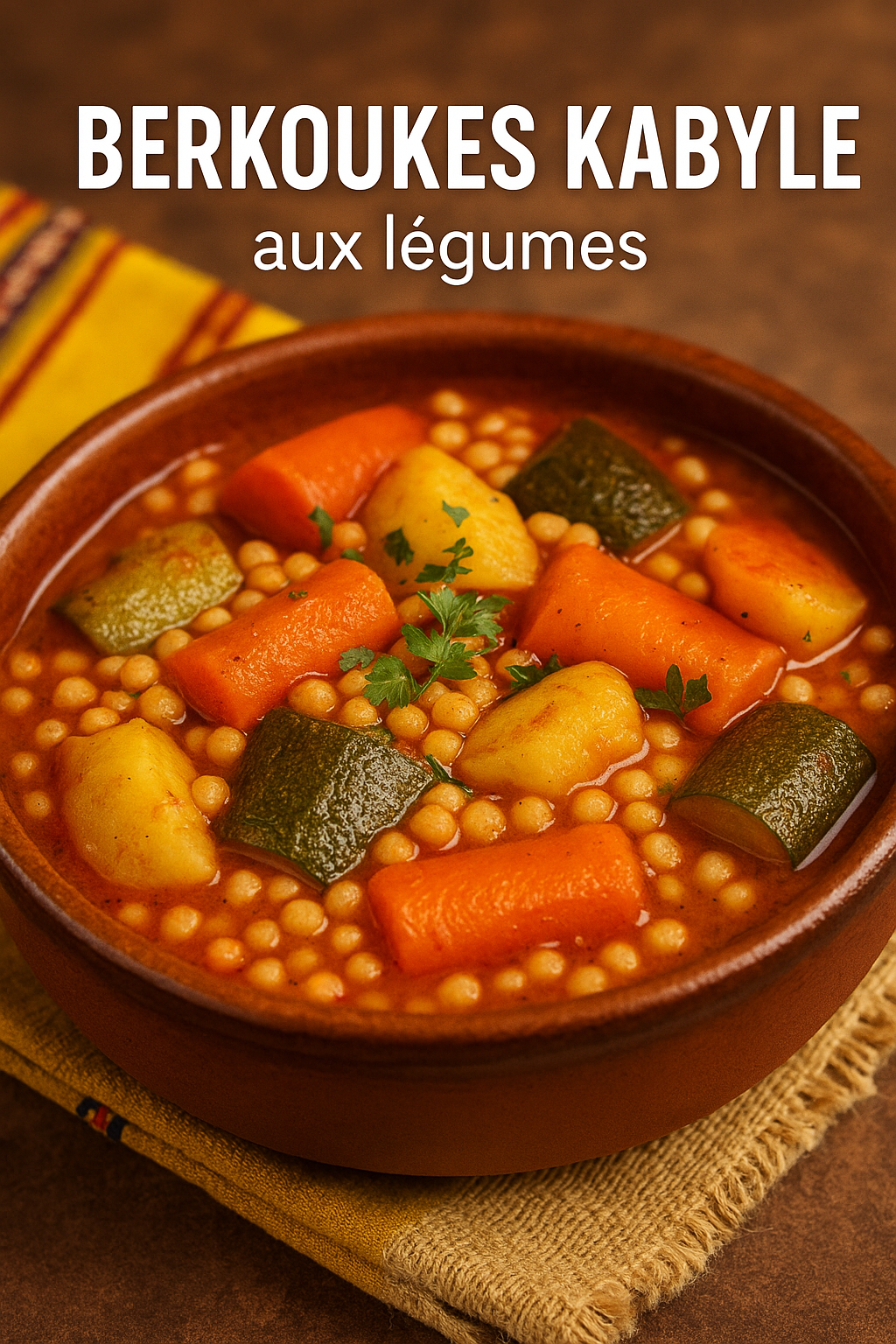 Berkoukes kabyle algerie recette delicieuse