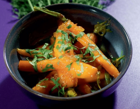 tajine carottes confites - Tajine de carottes confites à la coriandre