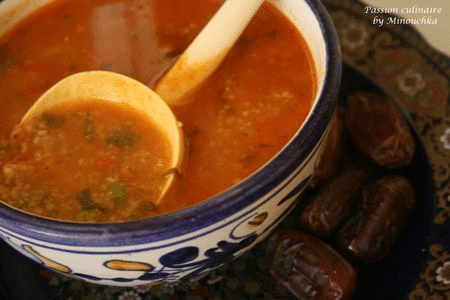 tchicha - Recette de soupe Tchicha au semoule  d'orge