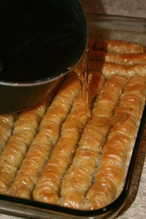Comment faire baklawa rolls Minouchka 8