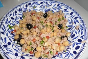 Salade de pois chciches turque