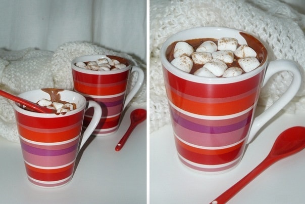 Chocolat chaud au café et cannelle 