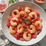 Salade de crevette et pamplemousse