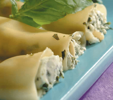 cannelloni ricotta - Cannelloni à la ricotta - Recette de pâtes au fromage