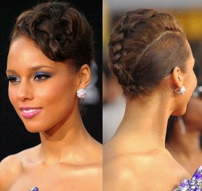 Coiffure tresse Africaine Alicia Keys