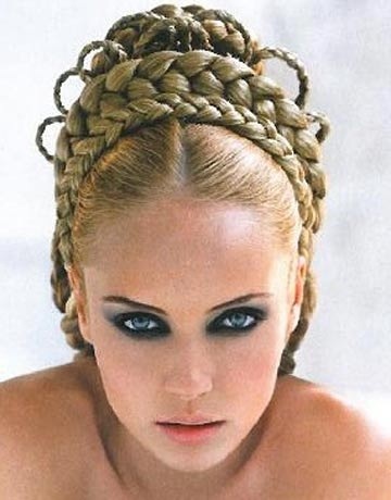 Tresse couronne/africaine pour cheveux longs ...