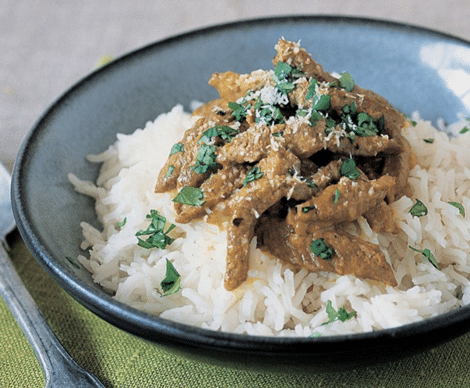 recette au wok agneau au curry