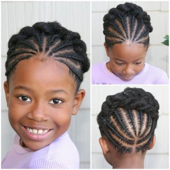 Tresses afro fille ctnt - Coiffure africaine - Hair Tresses afro & Rajout - Cheveux crépus - Locs