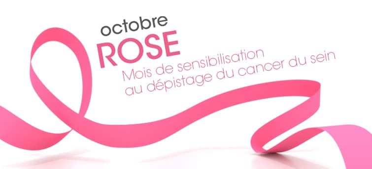 Octobre Rose Mois de la sensibilisation contre le cancer du sein
