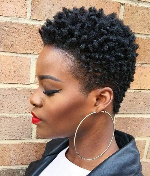 coupe courte femme afro etre belle 55 - Modèles de coiffure coupe courte femme afro
