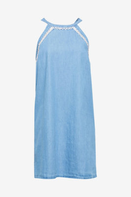 Robe de plage en jean à emmanchures américaines