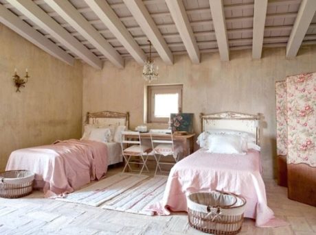 chambre deco campagne chic