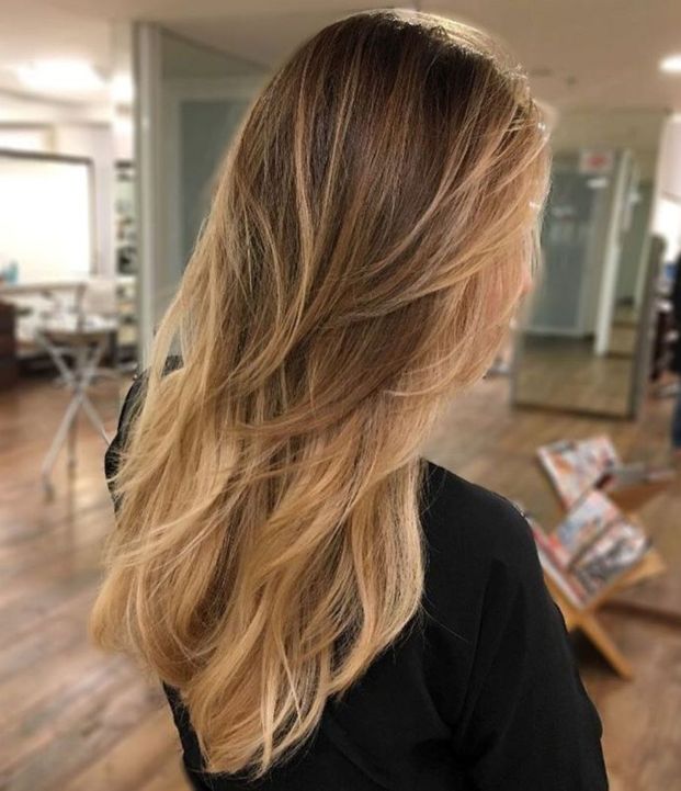 Cheveux Ombre Long Layered