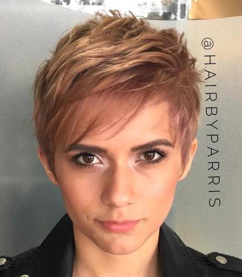 Layered Pixie For Thin Hair