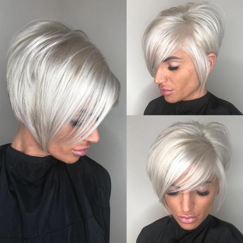 High-Shine Sleek Silver Pixie Bob