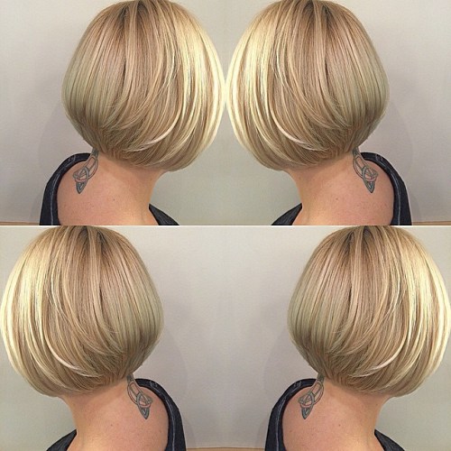 Stacked Bob Haircut For Fine Hair