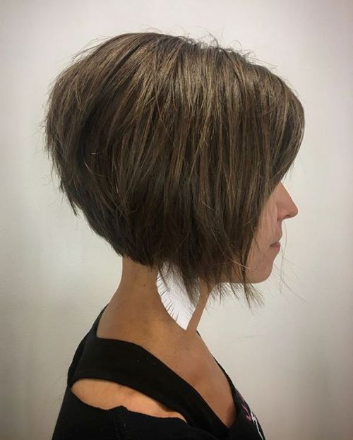 Textured Inverted Bob