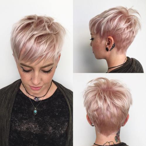 Choppy Tousled Pixie Hairstyle