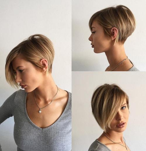 Sexy Pixie Bob With Peek-A-Boo Bangs