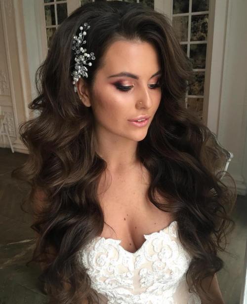 Wedding Long Wavy Hairstyle