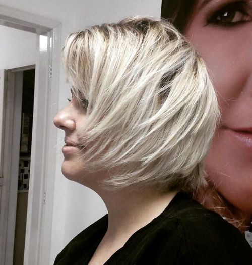 Chin-Length Layered Bob