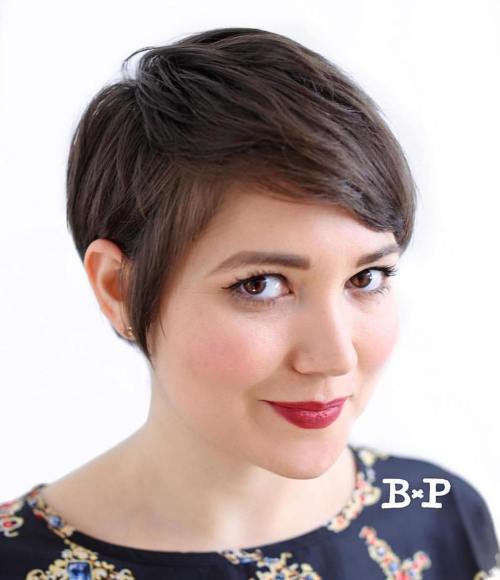 Pixie Cut For Round Faces