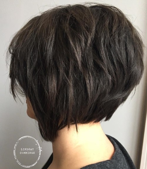 Shaggy Bob Haircut For Thick Hair