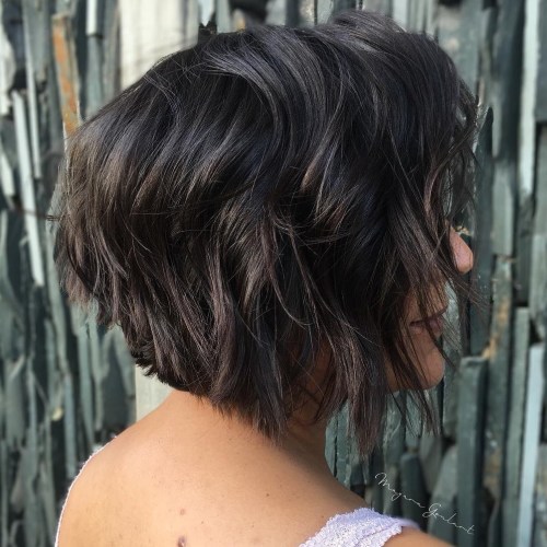 Short Shag Bob Hairstyle