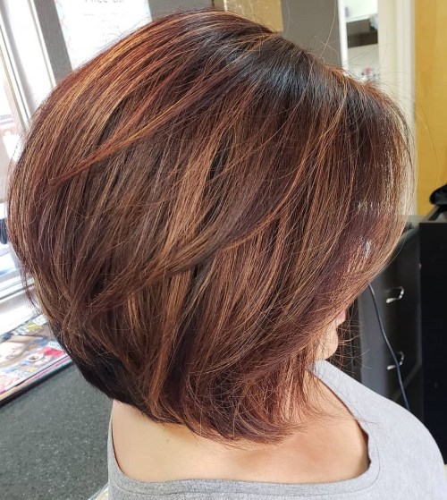 Voluminous Layered Bob Blowout