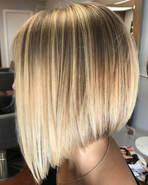 Slanted Lob With Textured Ends