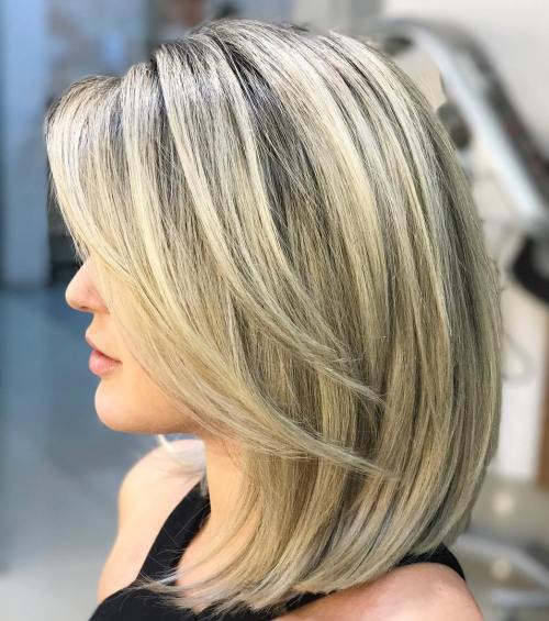 60 Coiffures Coupe Cheveux Mi Long Amusantes Et Flatteuses Pour Les Femmes