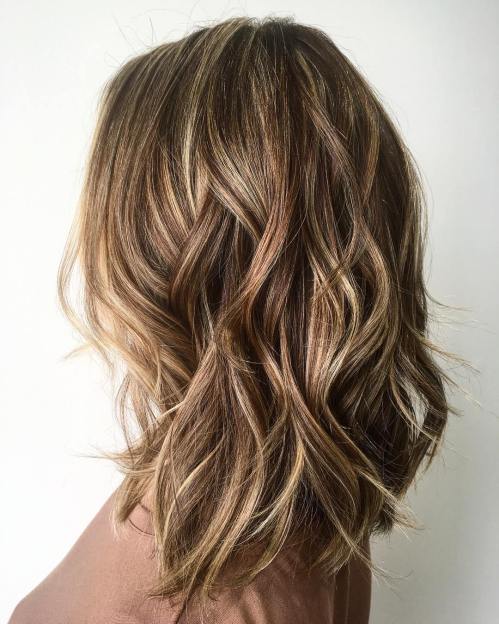 Medium Layered Bronde Hairstyle