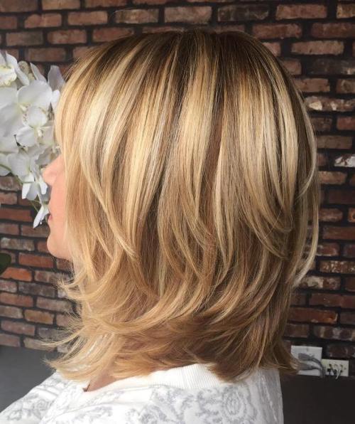 Lob Haircut With Layers