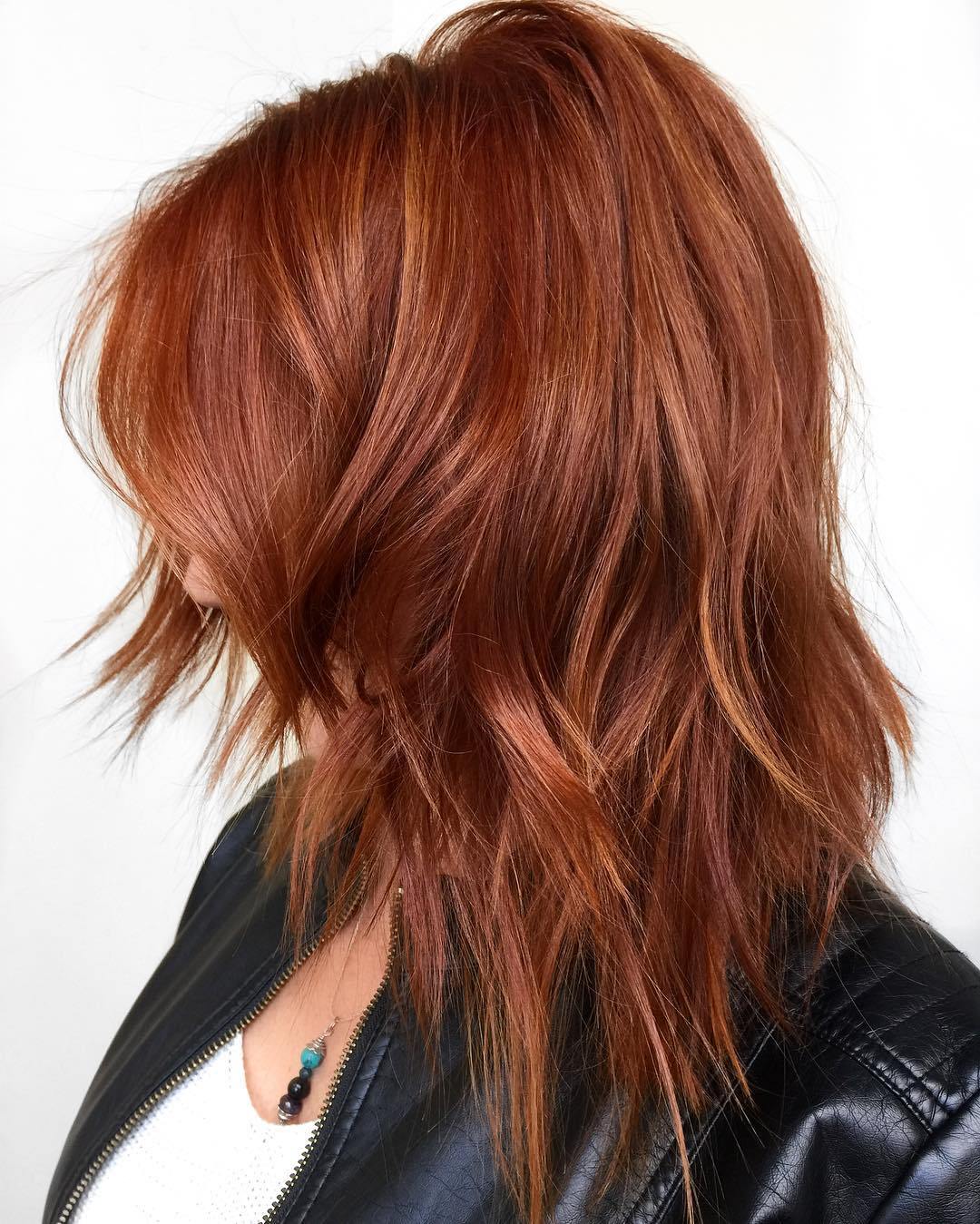 Copper Hair With Babylights