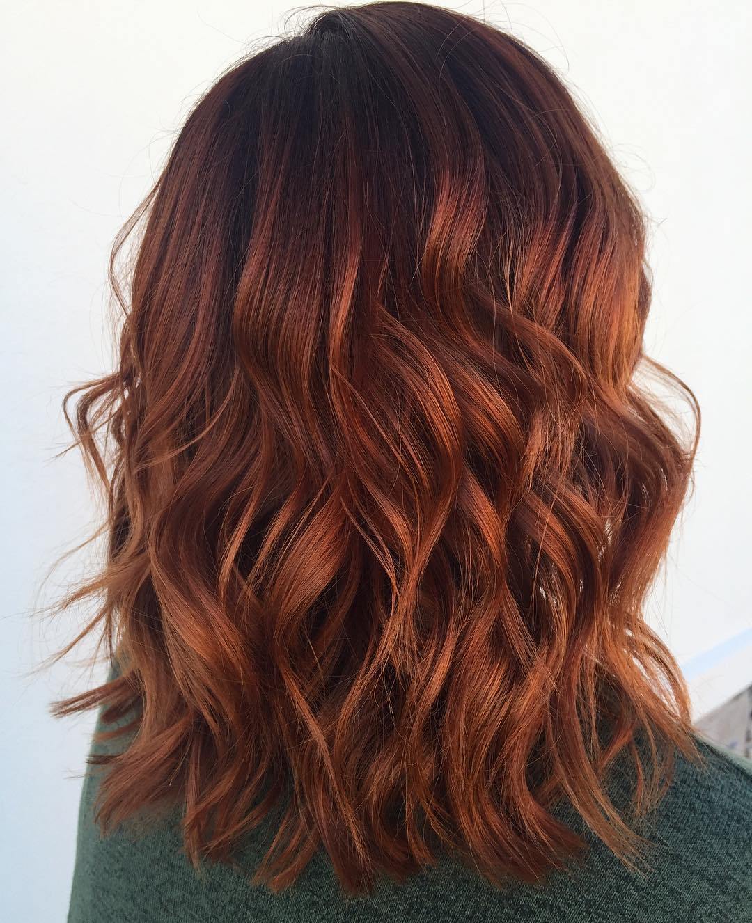 Wavy Copper Lob