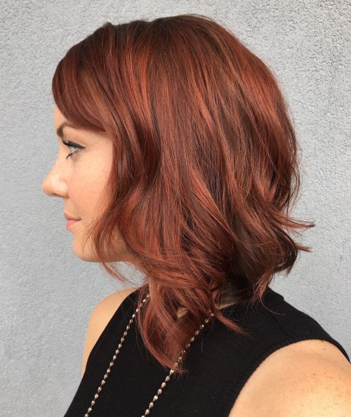 Tousled A-Line Bob