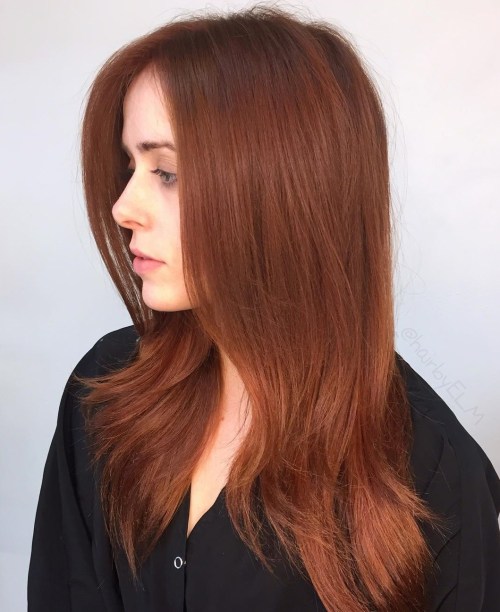 copper red hair