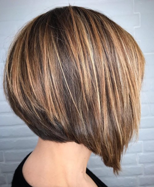 Straight Inverted Bob For Thick Hair