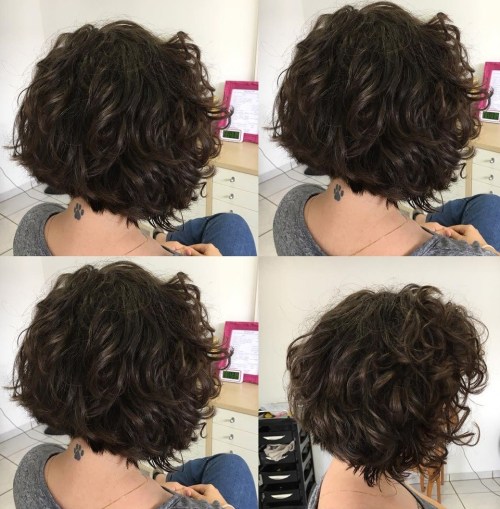 Short Bob For Curly Hair