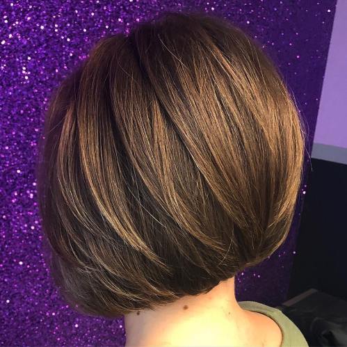 Elegant Short Bob Haircut For Straight Hair