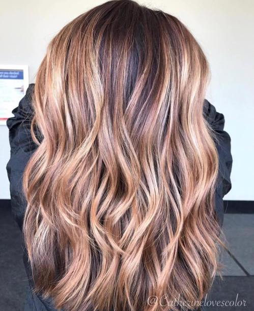 Light Caramel Balayage Hair