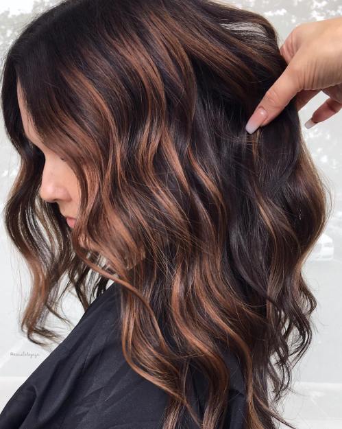 Dark Brown And Caramel Hair Color