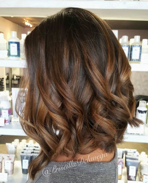 Sophisticated Brown Balayage Hair