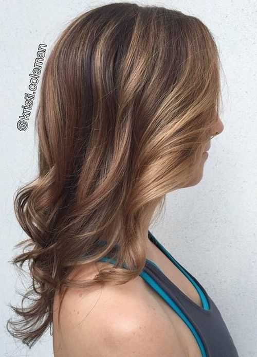 caramel highlights for fine hair