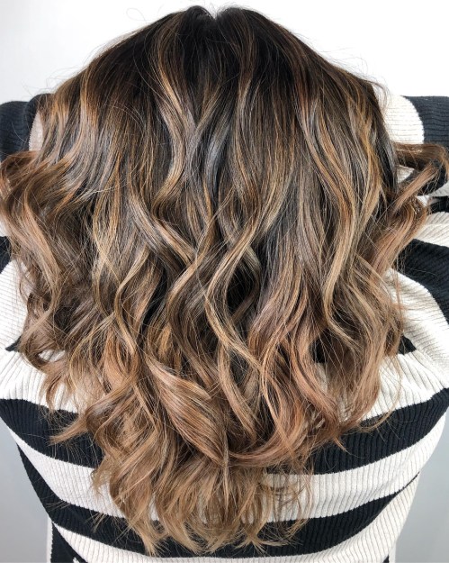 Subtle Golden Highlights For Brown Hair